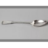 A VICTORIAN SILVER BASTING SPOON LONDON 1840, C.B. fiddle pattern, engraved initials “T.H”, 30.