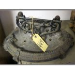 A VICTORIAN CAST IRON BOOT SCRAPER