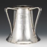 Barbour Silver Company Sterling Silver Trophy, ca. 1905 9" x 9-3/4"A unique three-handled trophy,