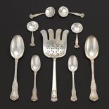 Assorted Tiffany & Co. Flatware nullIncludes: reticulated asparagus server, "San Lorenzo" pattern,