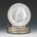 Set of Towle Twelve Sterling Silver Dishes, Early 20th Century 6-1/4" dia. eachSet of twelve Towle