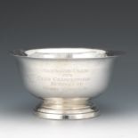 Poole Sterling Silver Paul Revere Reproduction Trophy Bowl 4" x 8" DA Paul Revere reproduction