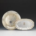 Two International Silver Co. Sterling Silver Trophy Dishes null"Windsor" pattern ovoid shaped dish