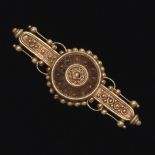 Victorian Etruscan Revival Style Brooch