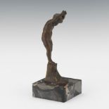 Bronze Figurine of a Boy About to Dive