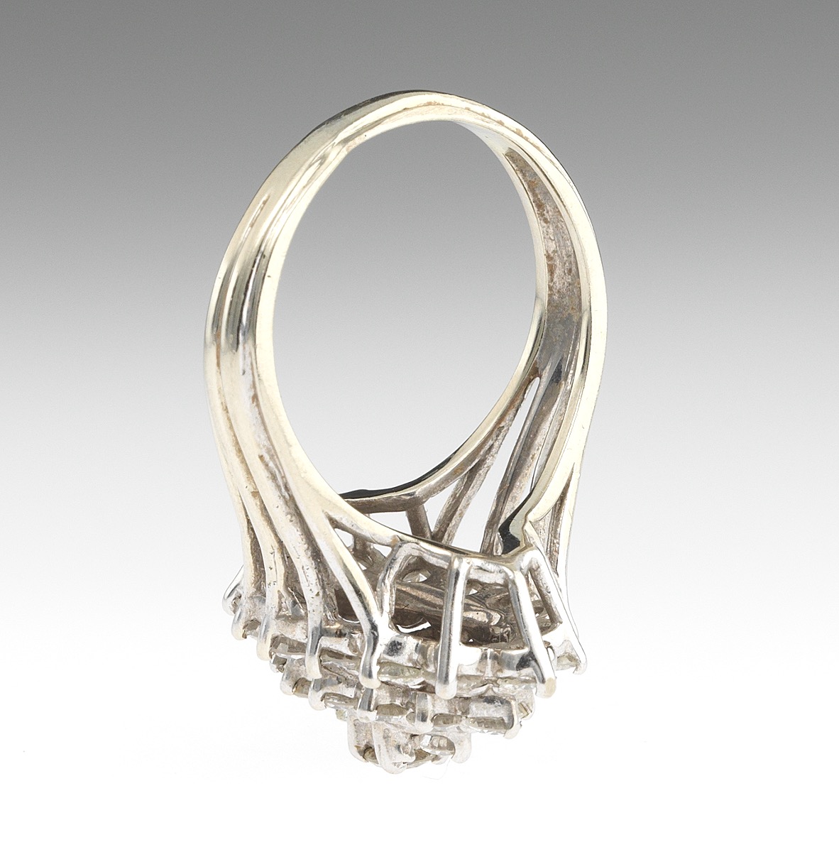 Ladies' Diamond Cluster Ring - Image 6 of 7