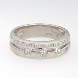 Ladies' Platinum and Diamond Fashion Ring