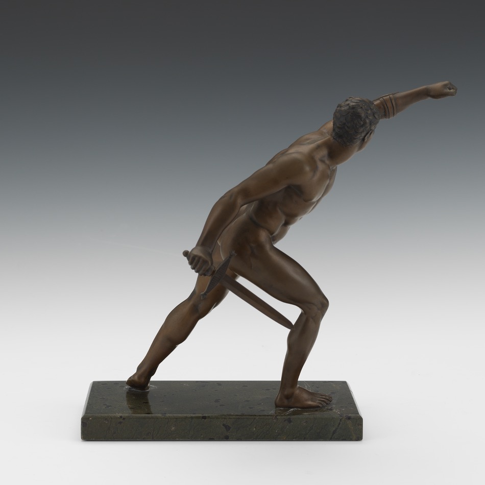 Patinated Bronze of a Gladiator, German School, ca. 20th Century - Image 4 of 9