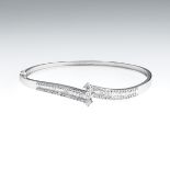 Ladies' Gold and Diamond Bangle