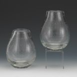 Murano Glass Pair of Vases, ca. Mid 20th Century