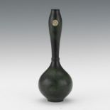 Japanese Patinated Bronze Vase