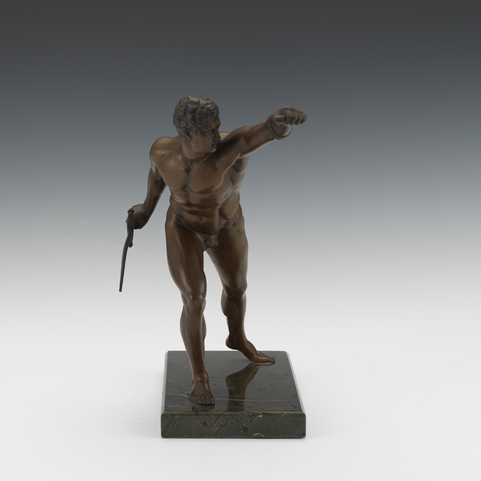 Patinated Bronze of a Gladiator, German School, ca. 20th Century - Image 3 of 9