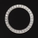 Ladies' Diamond Circle Brooch