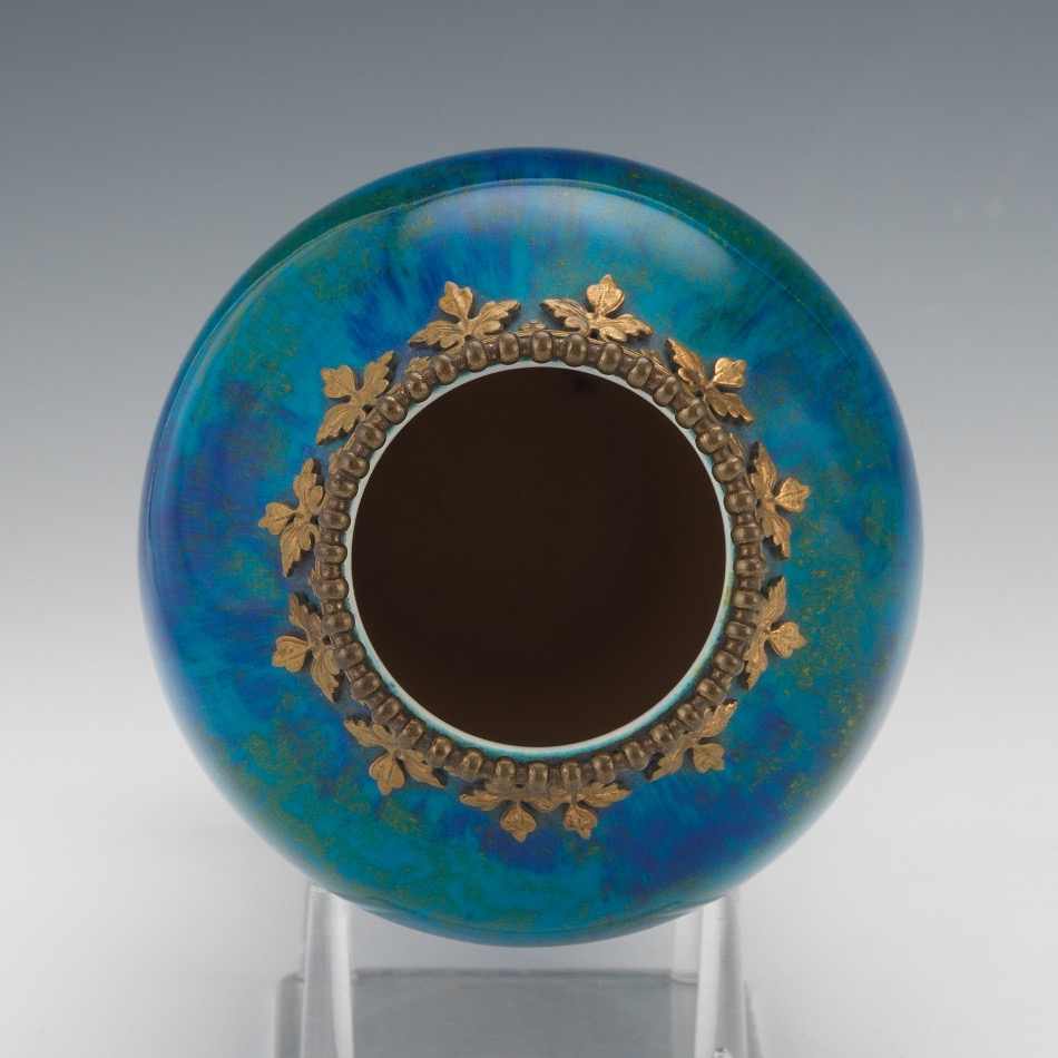 Paul Milet for Sevres; Blue Flambe Vase - Image 6 of 7