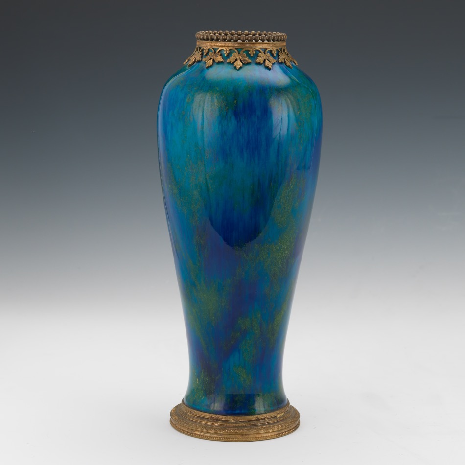 Paul Milet for Sevres; Blue Flambe Vase - Image 2 of 7