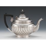 Art Deco Style 950 Sterling Silver Teapot by Miyata
