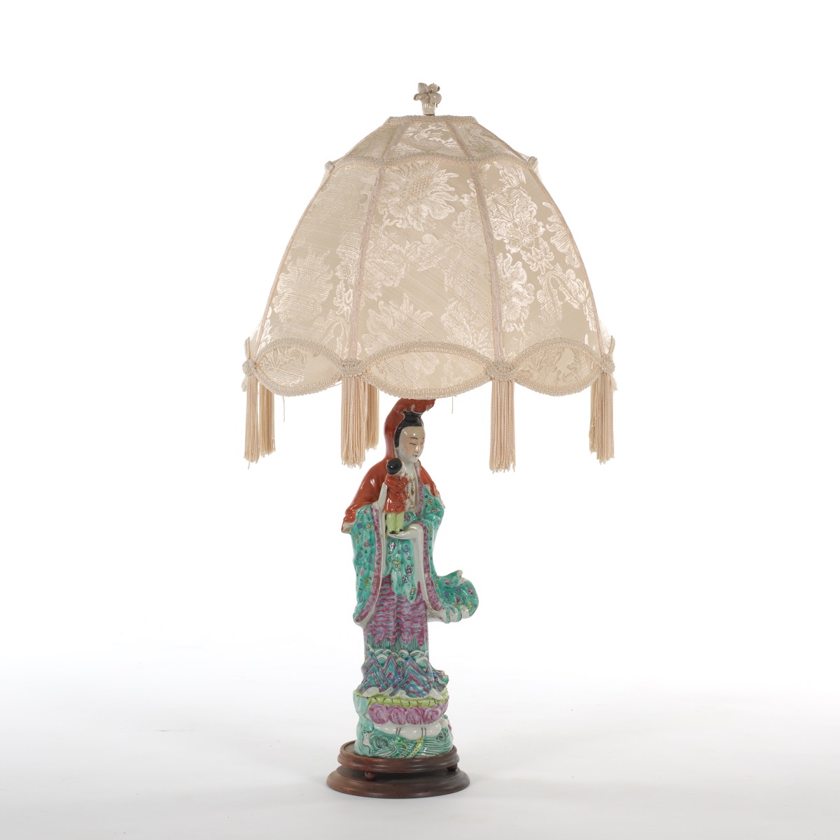 Figural Asian Lamp