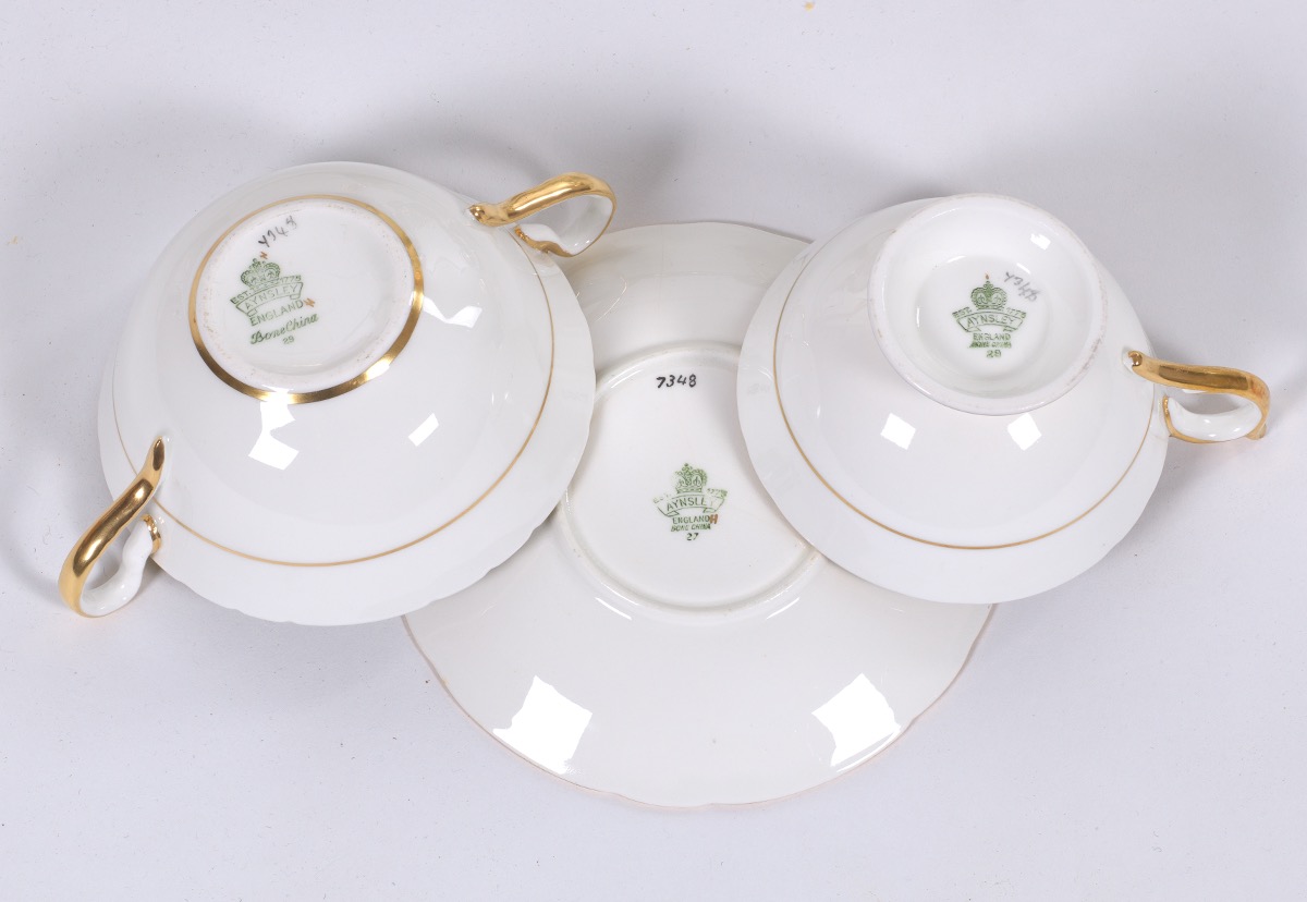 Aynsley England Service for Twelve Bone China - Image 9 of 9