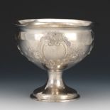 Deep George III Footed Centerpiece Bowl by Wildman Smith, London, dated 1786