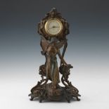Art Nouveau Figural Clock