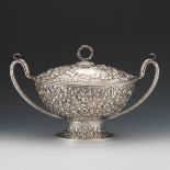 S. Kirk & Sons RepoussÃ© 11 oz. Coin Silver Covered Soup Tureen, ca. 1861-1868