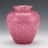 Steuben Pink Cluthra Vase, ca. Early 20th Century