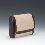 Hermes Canvas and Leather Travel Dopp Kit