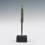 Manner of Alberto Giacometti Patinated Bronze Cabinet Sculpture