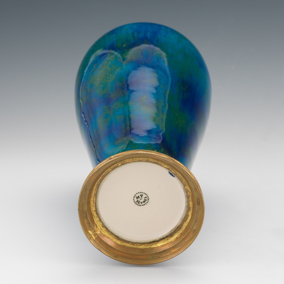 Paul Milet for Sevres; Blue Flambe Vase - Image 7 of 7