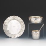 Tiffany & Co. Sterling Silver Four-Piece Child's Set, ca. 1907-1947