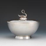 Tiffany & Co. Swan Lidded Bon-Bon Dish