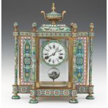 Chinese Export Cloisonne Clock