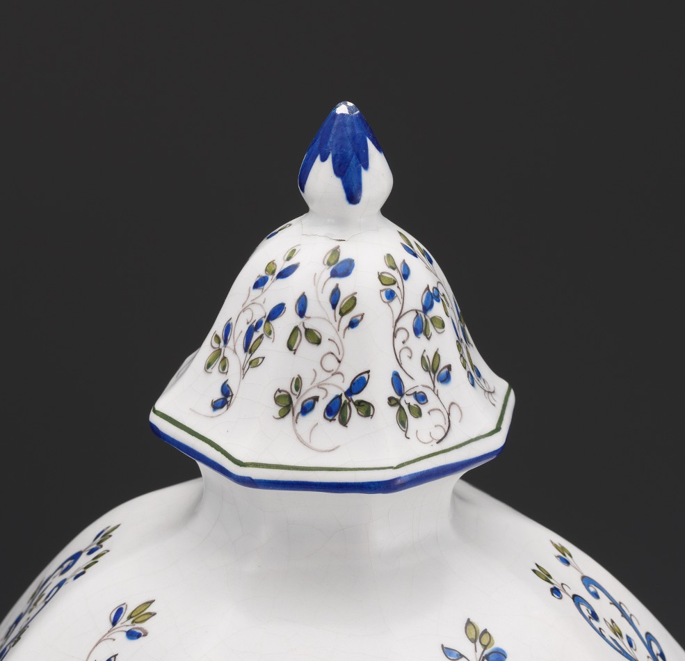 Delft Porcelain Birdcage - Image 8 of 8