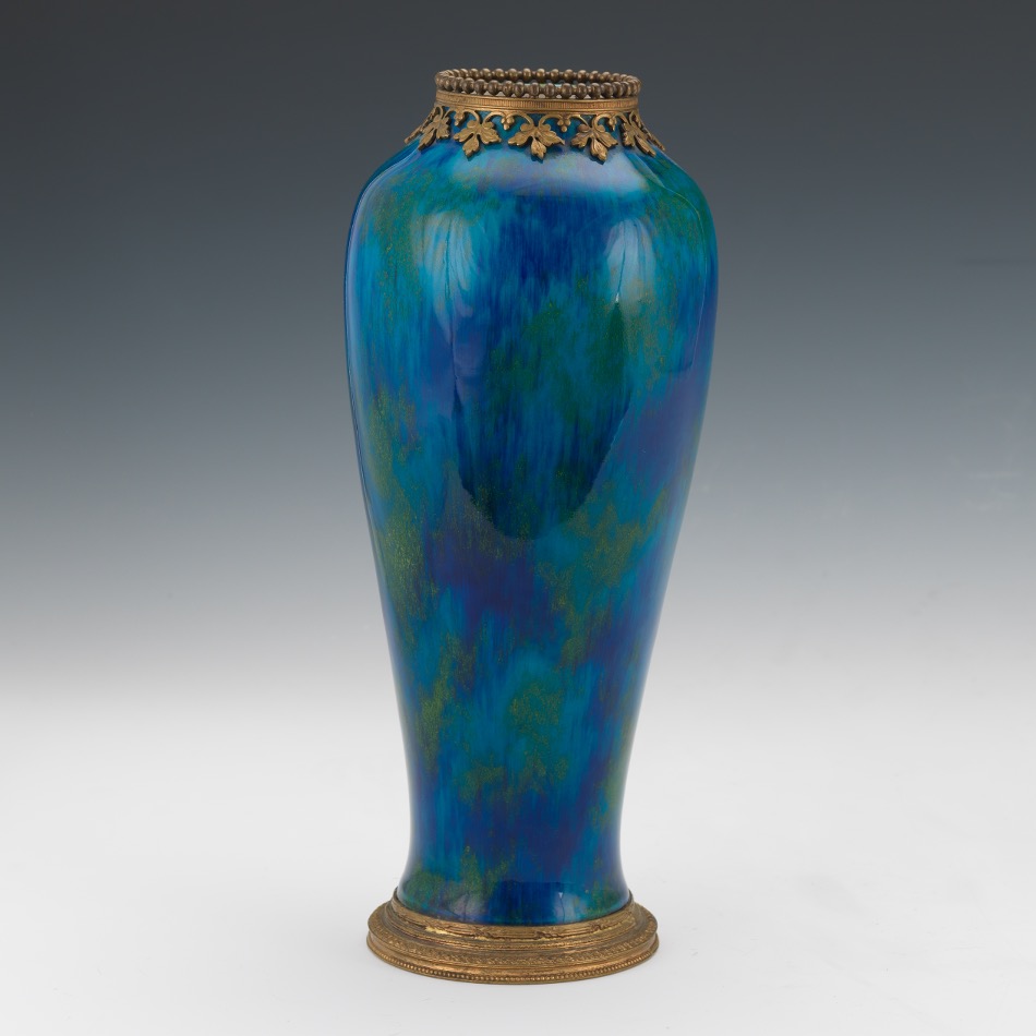 Paul Milet for Sevres; Blue Flambe Vase - Image 3 of 7