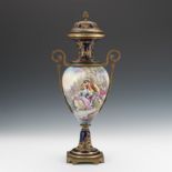 Sevres Chateau des Tuileries Porcelain Lidded Urn