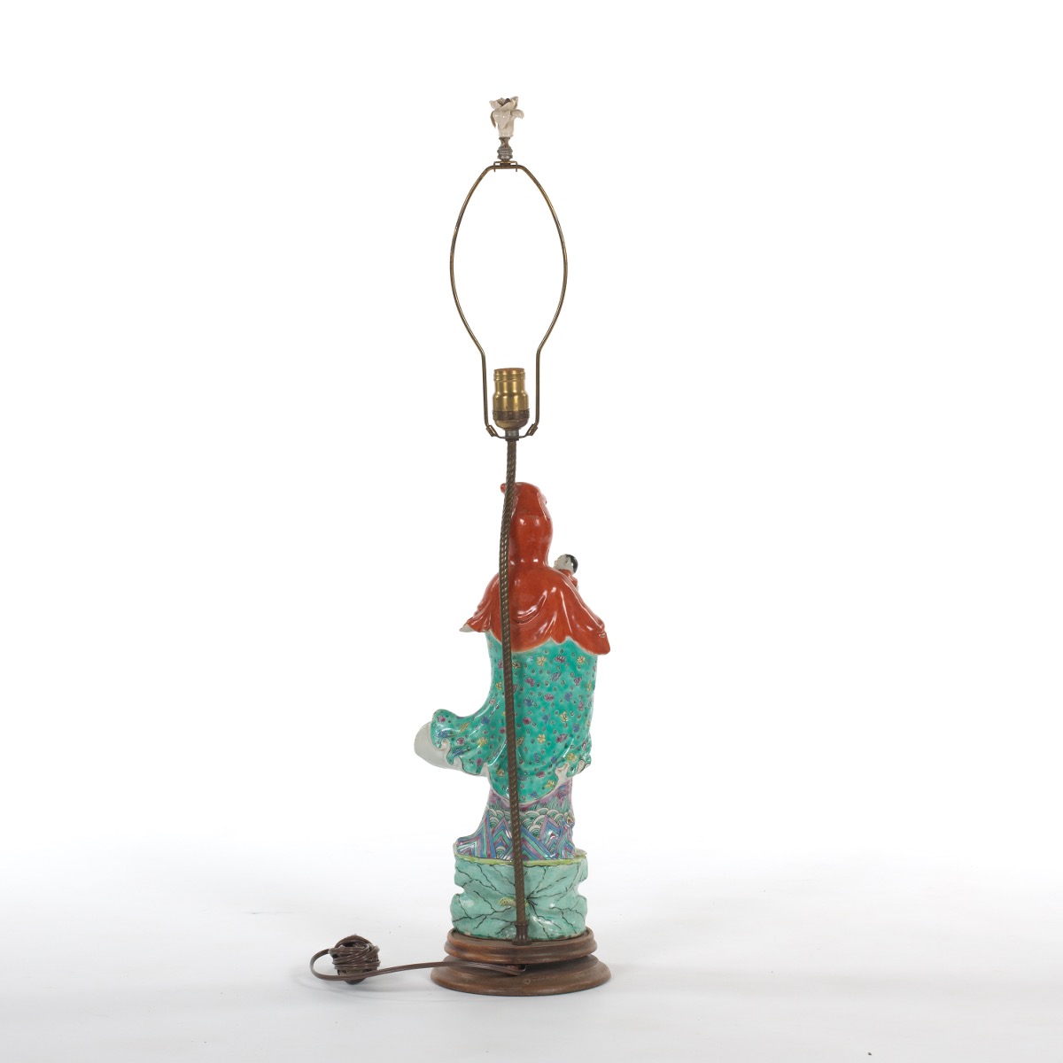 Figural Asian Lamp - Image 4 of 7