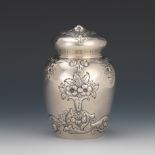 Theodore B. Starr Sterling Silver Tea Caddy, New York