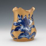 Royal Doulton Blue and Gold Vase