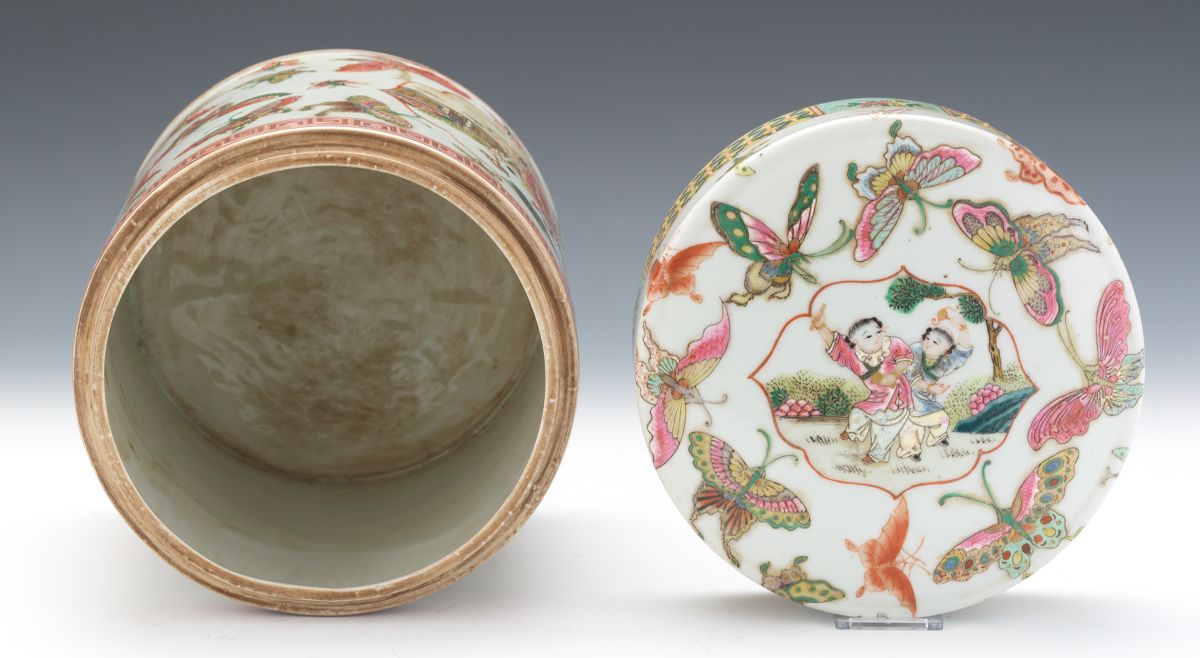 Two Porcelain Lidded Jars - Image 7 of 8