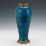 Paul Milet for Sevres; Blue Flambe Vase