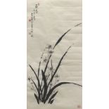 Chinese Ink on Paper of a Plant