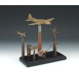 WWII Trench Art Desk Set