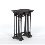 Three Chinoiserie Nesting Tables