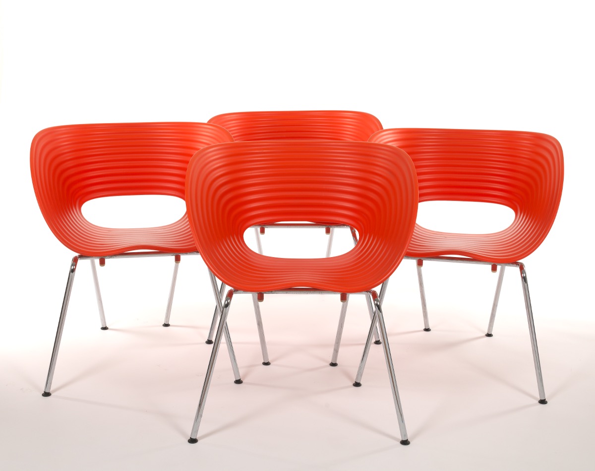 Four Ron Arad "Tom Vac" Chairs Designed for Vitra