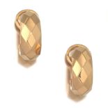 Pomellato Rose Gold Faceted Earrings