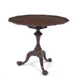 Chippendale Style Mahogany Table, ca. Early 20th Century