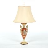 French Sevres Style Porcelain Vase Fitted as Lamp