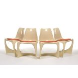 Four 290 A-Line Cantilever Chairs by Steen Ã˜stergaard for Cado, dated 1972