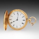 18k W. Clarke & Sons London Key Wind Pocket Watch