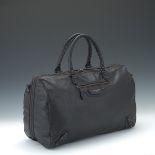 Balenciaga Distressed Black Leather Bag